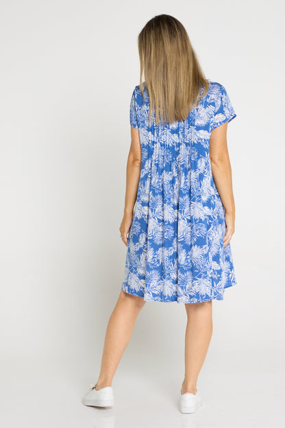 Isla Petite Dress - Blue Breeze