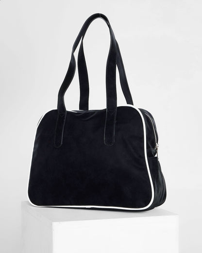 Daisy Retro Bowling Bag - Black