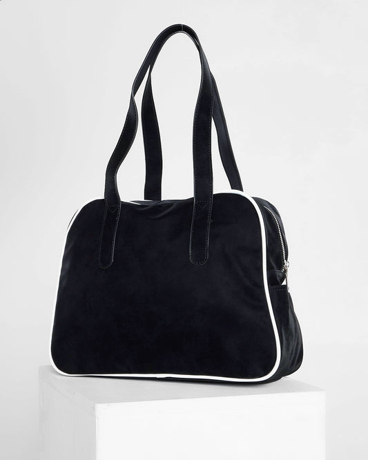 Daisy Retro Bowling Bag - Black