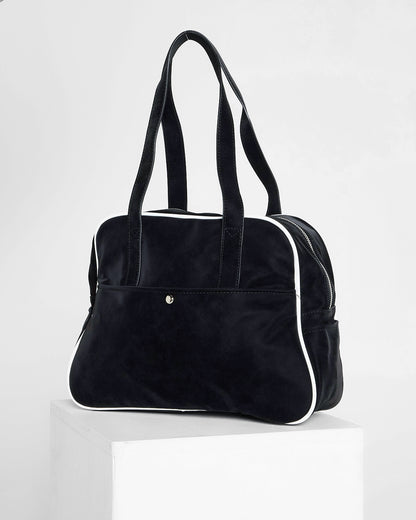 Daisy Retro Bowling Bag - Black