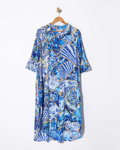Mia Shirt Dress - Patchwork