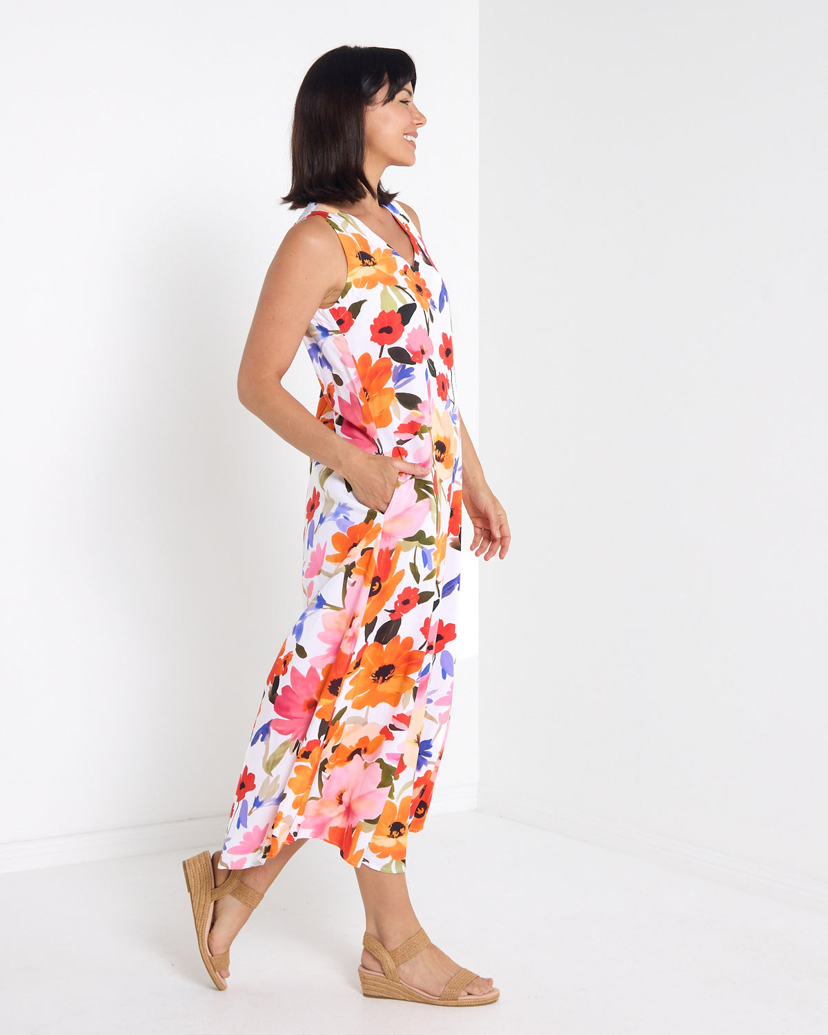 Ivy Dress - Floral Garden