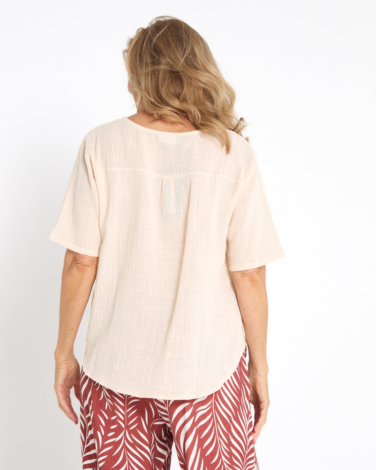 Taverna Cotton Top - Natural