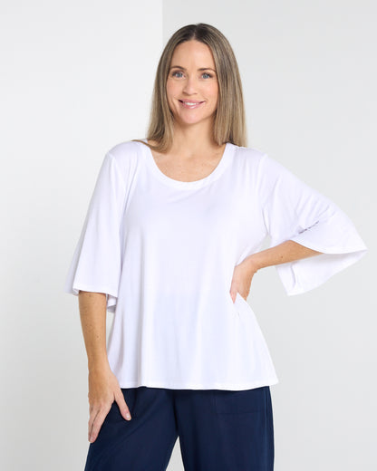 Donna Swing Top - White