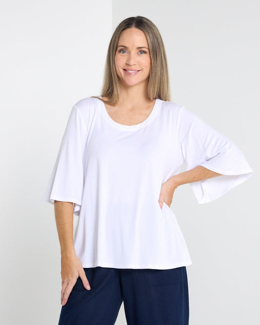 Donna Swing Top - White