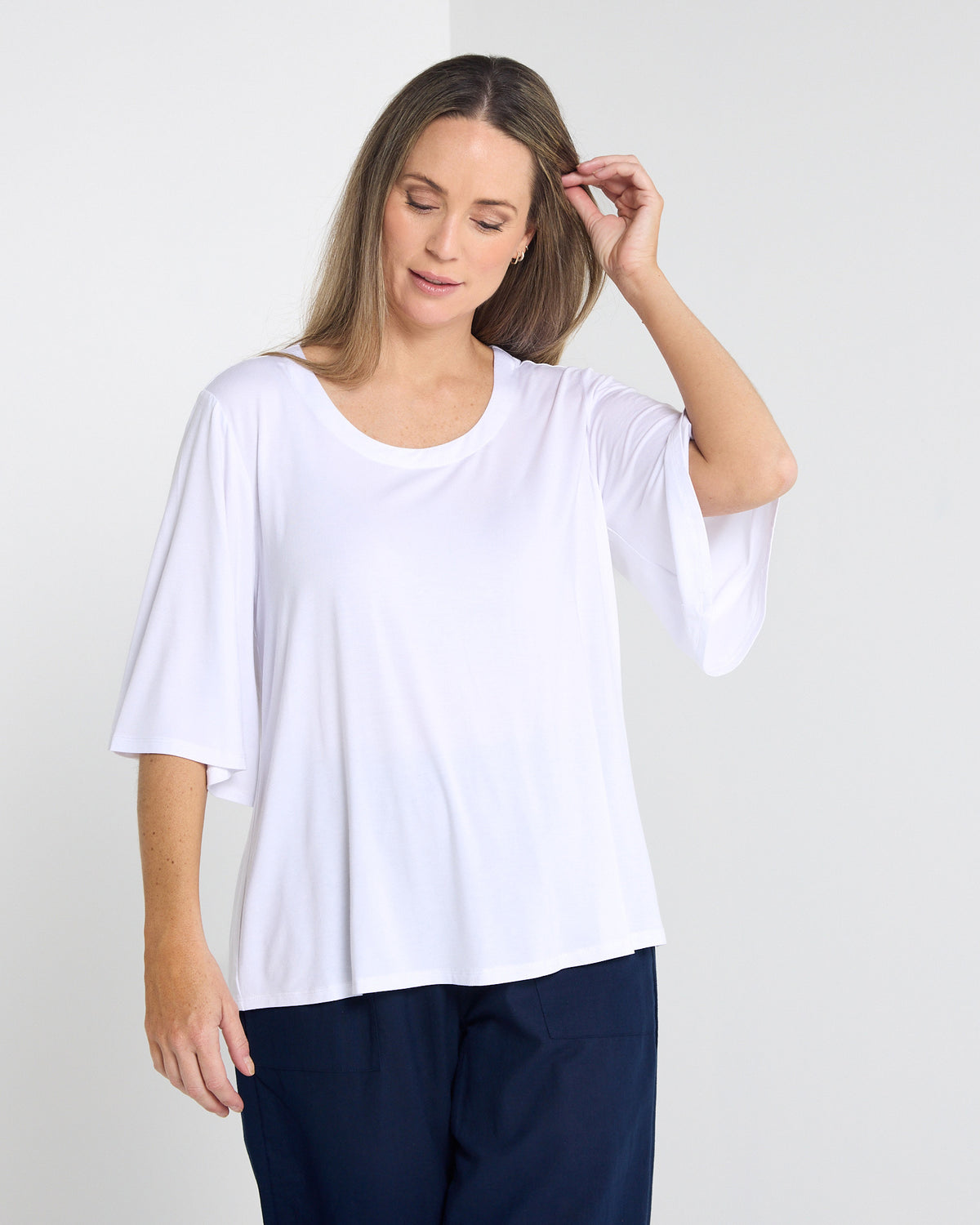 Donna Swing Top - White