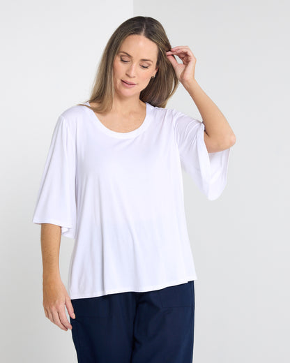 Donna Swing Top - White