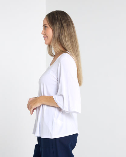 Donna Swing Top - White