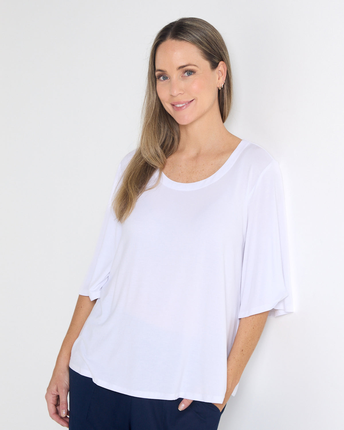 Donna Swing Top - White