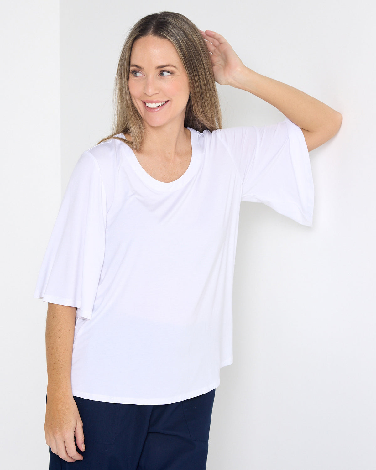 Donna Swing Top - White