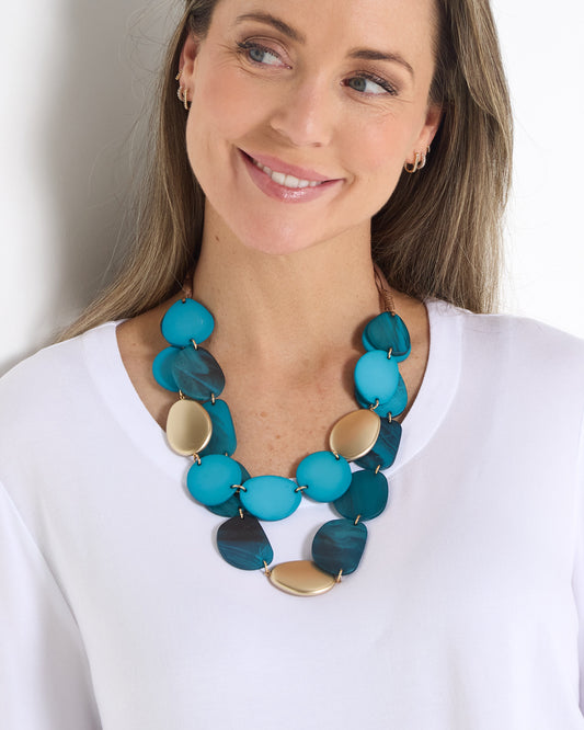 Gina Neckace - Blue
