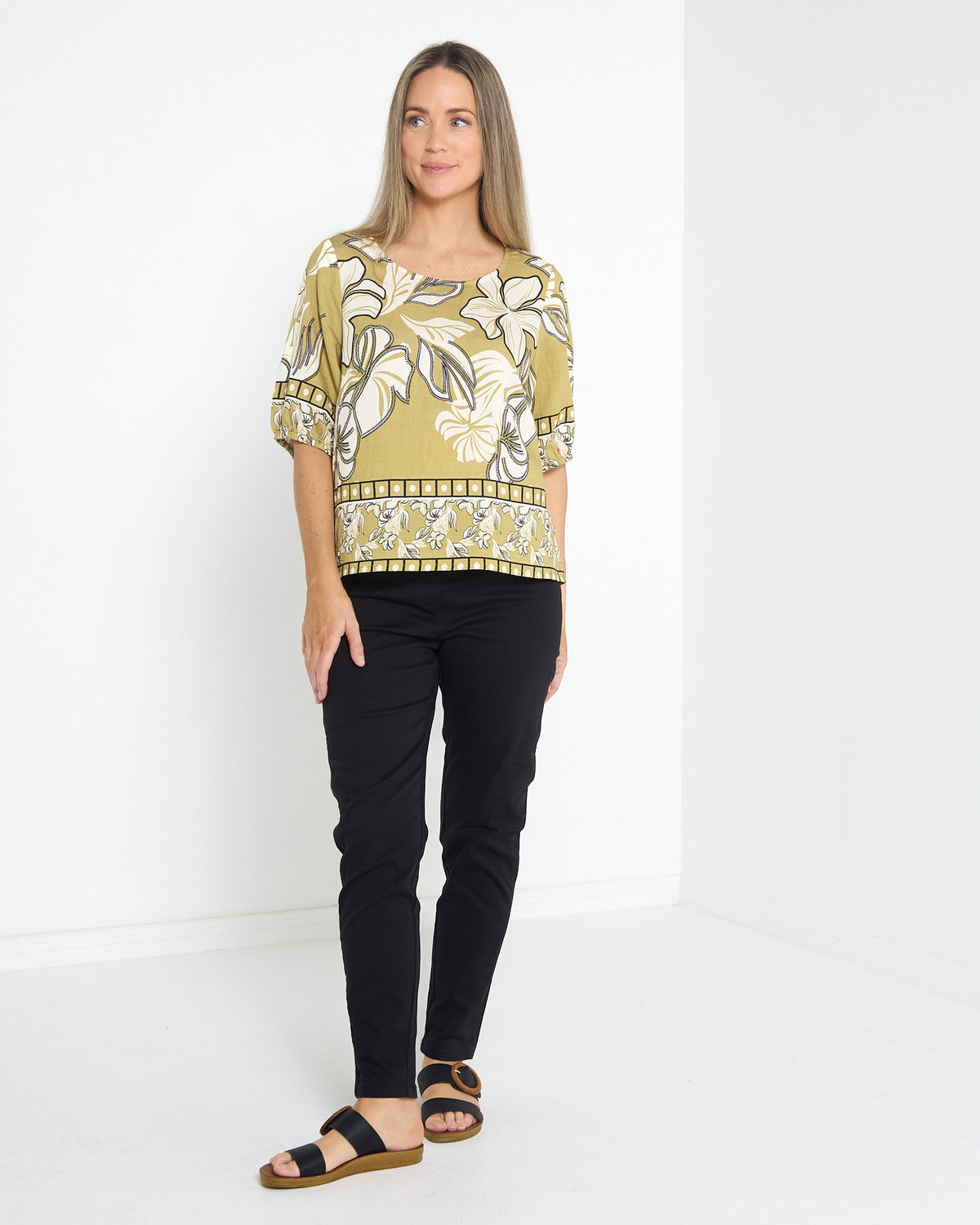 Falkiner Top - Lime