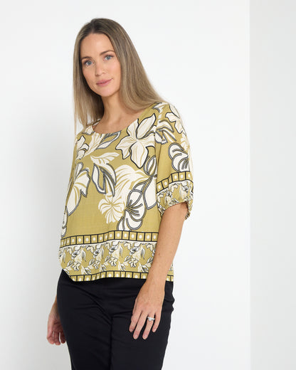 Falkiner Top - Lime