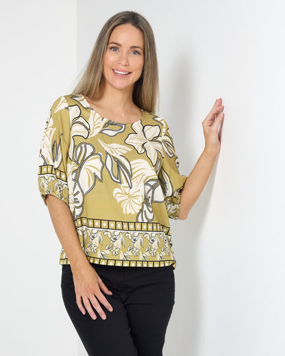 Falkiner Top - Lime