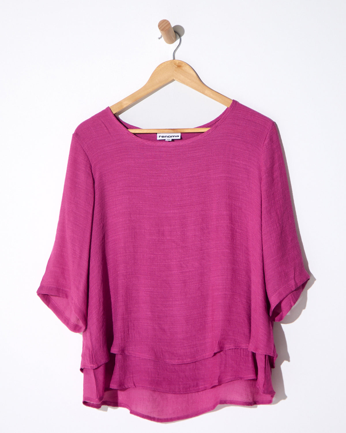 Leo Layered Top - Magenta