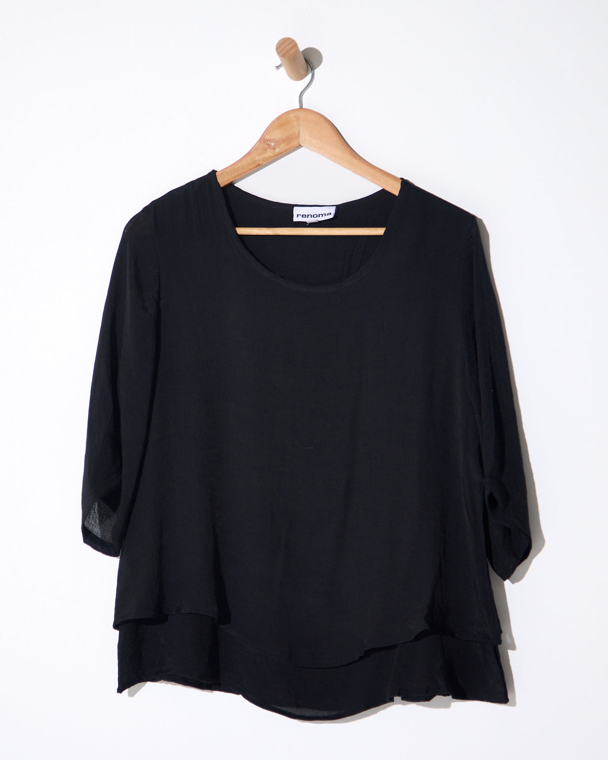 Leo Layered Top - Black