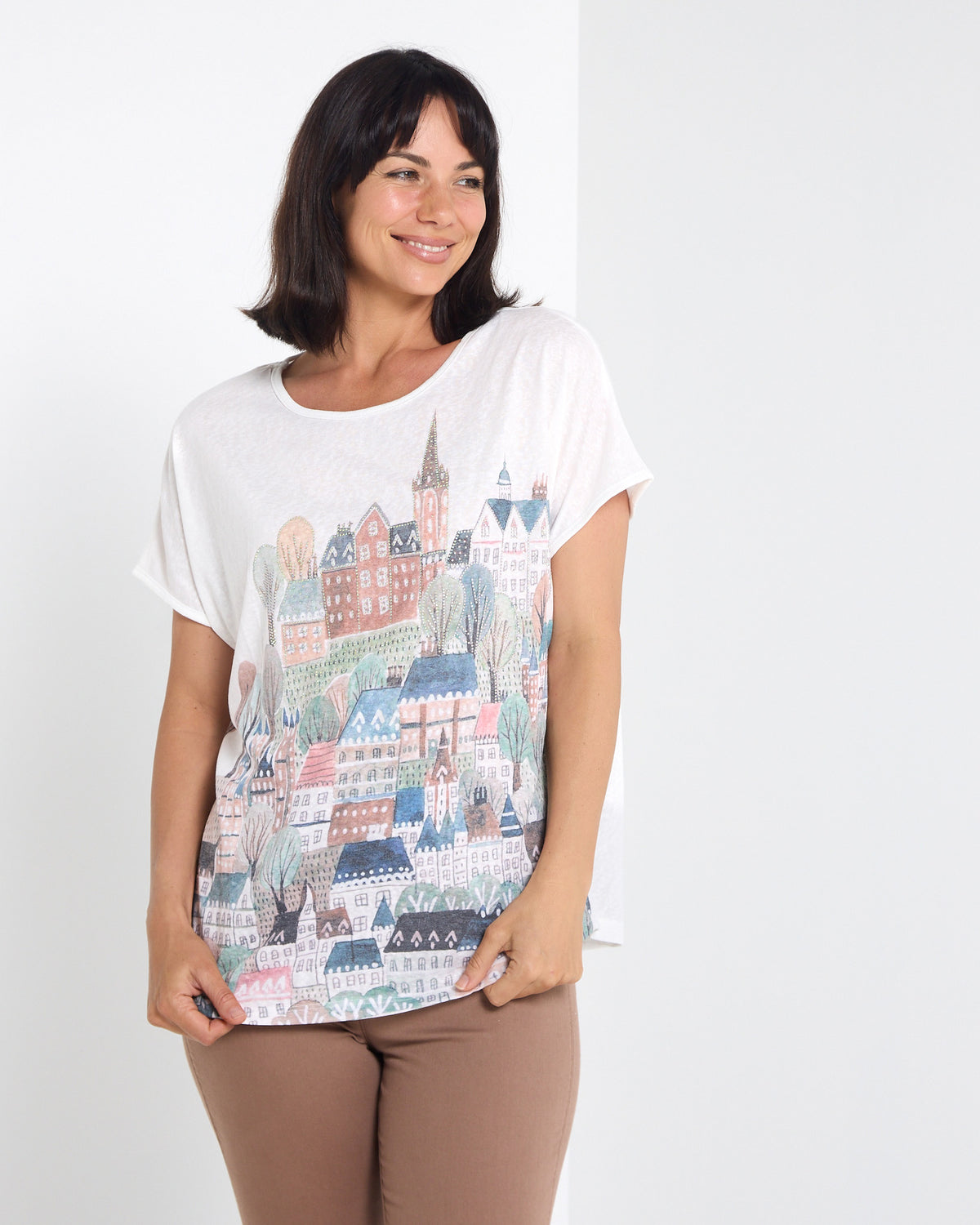 Whitmore Top - City Print