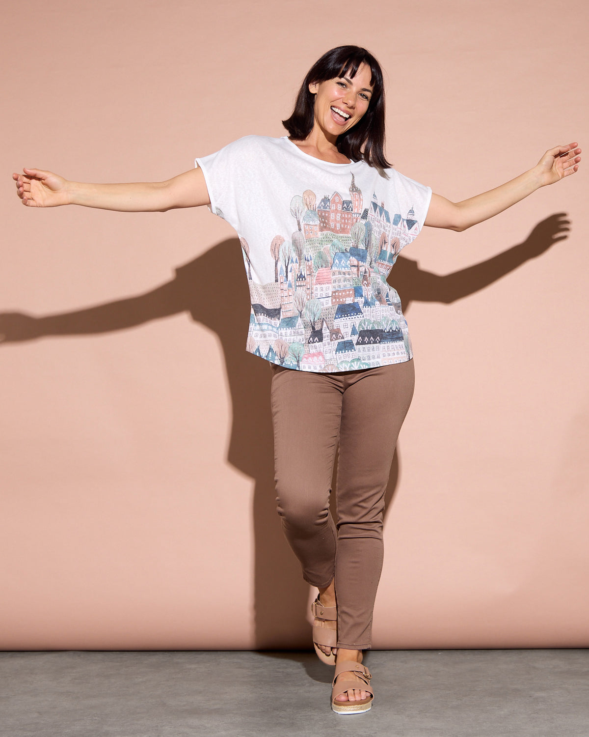 Whitmore Top - City Print