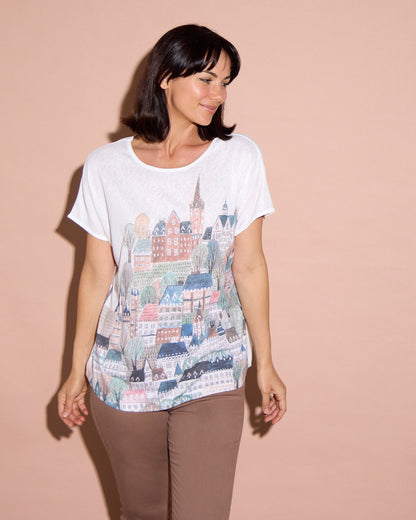 Whitmore Top - City Print