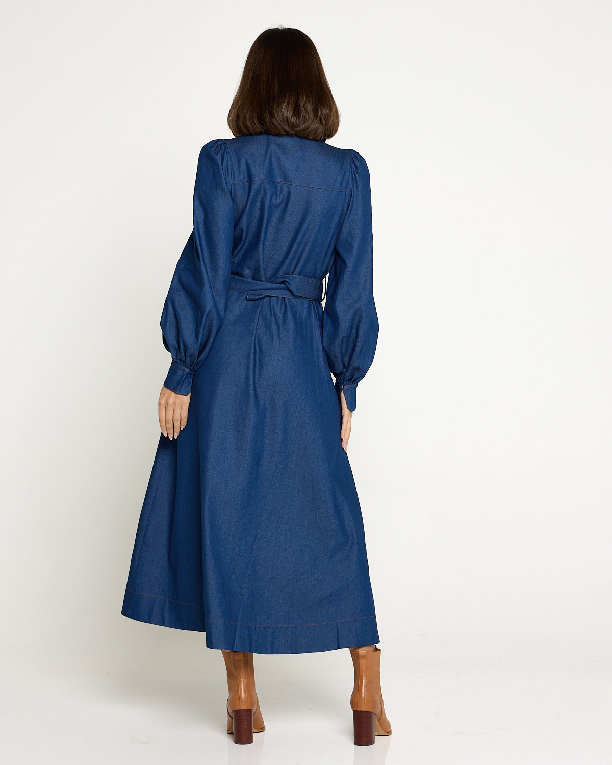 Elliot Chambray Dress - Denim