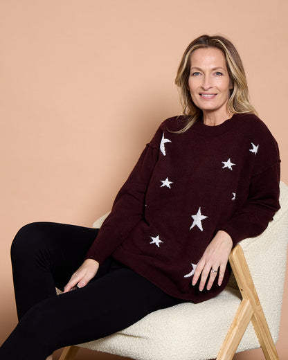 Sandford Knit - Chocolate Star