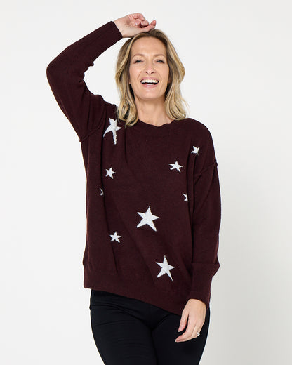Sandford Knit - Chocolate Star