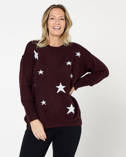 Sandford Knit - Chocolate Star