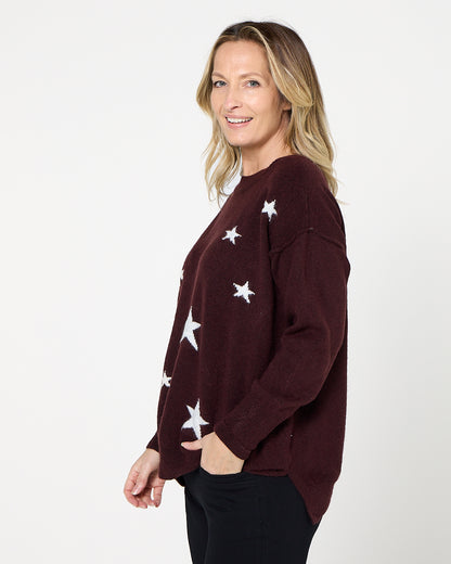 Sandford Knit - Chocolate Star
