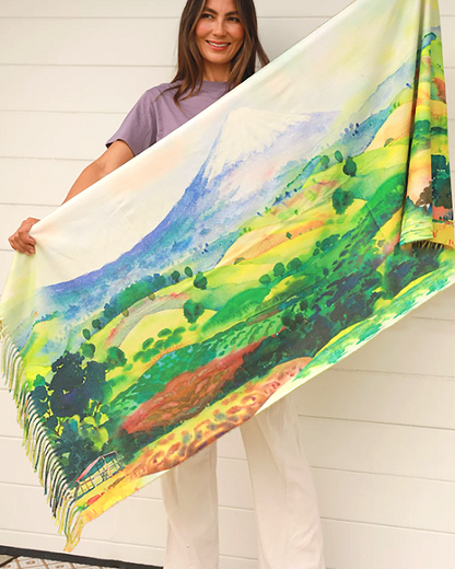 Gallery Scarf - Mt. Fuji Landscape