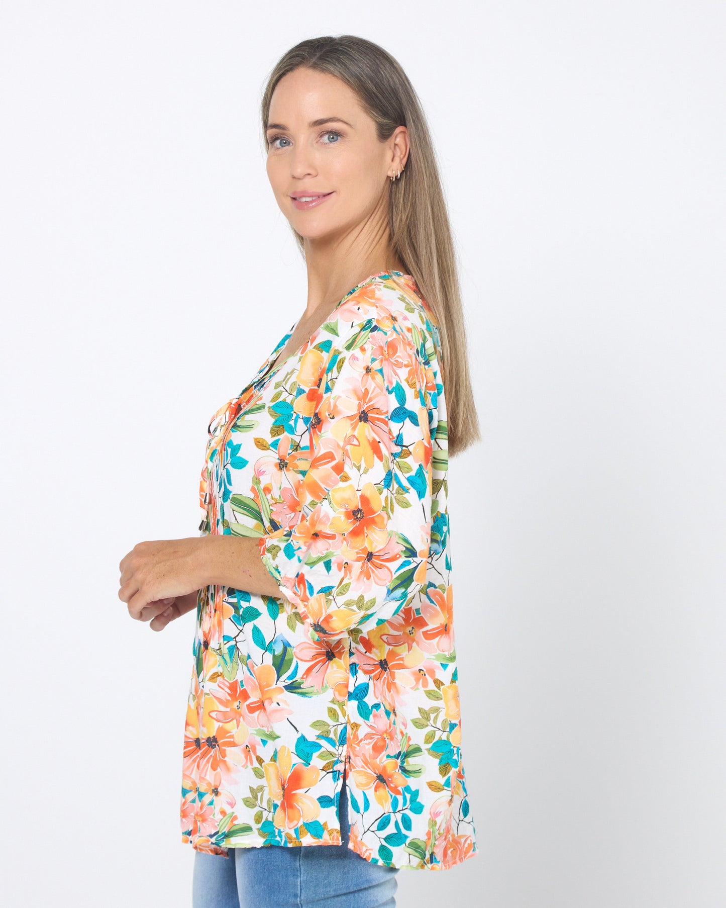Toulouse Cotton Top - Amber Garden