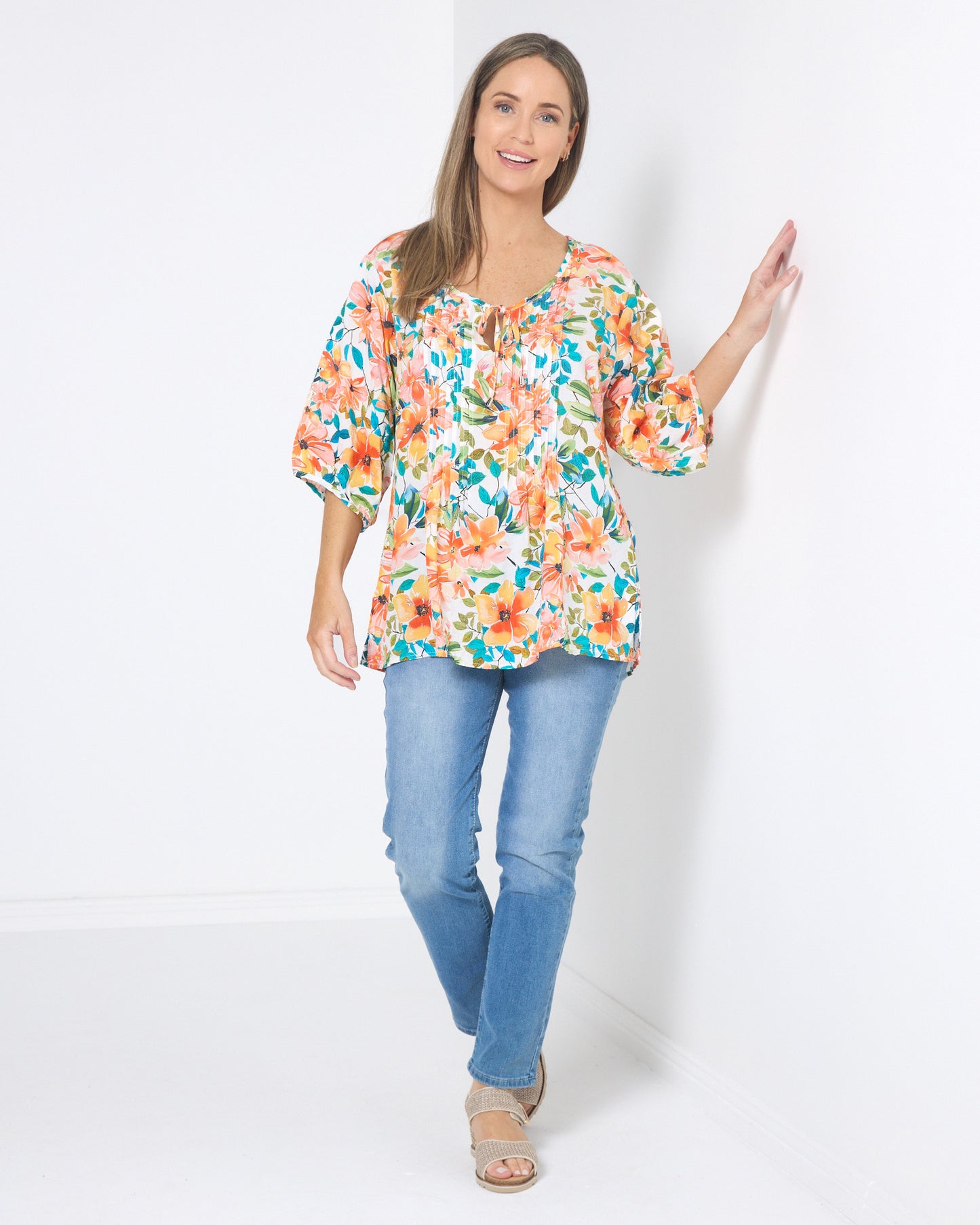 Toulouse Cotton Top - Amber Garden