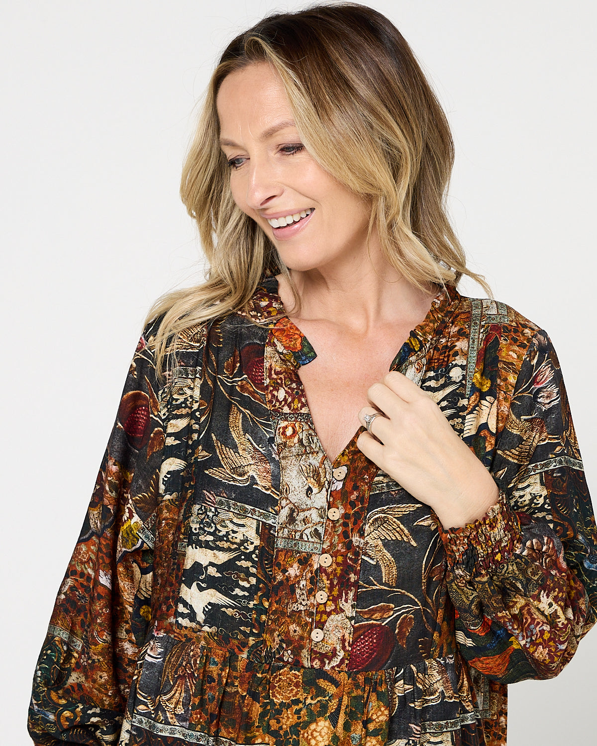 Lockwood Dress - Midnight Tapestry