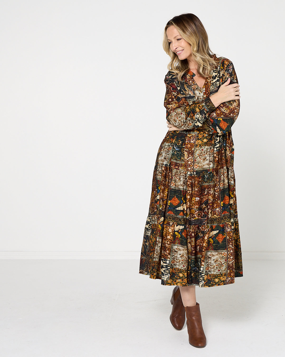 Lockwood Dress - Midnight Tapestry