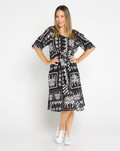 Yvonne Dress - Black Patch