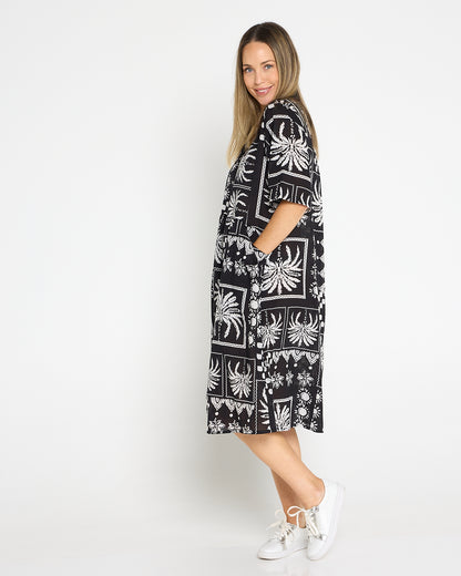 Yvonne Dress - Black Patch