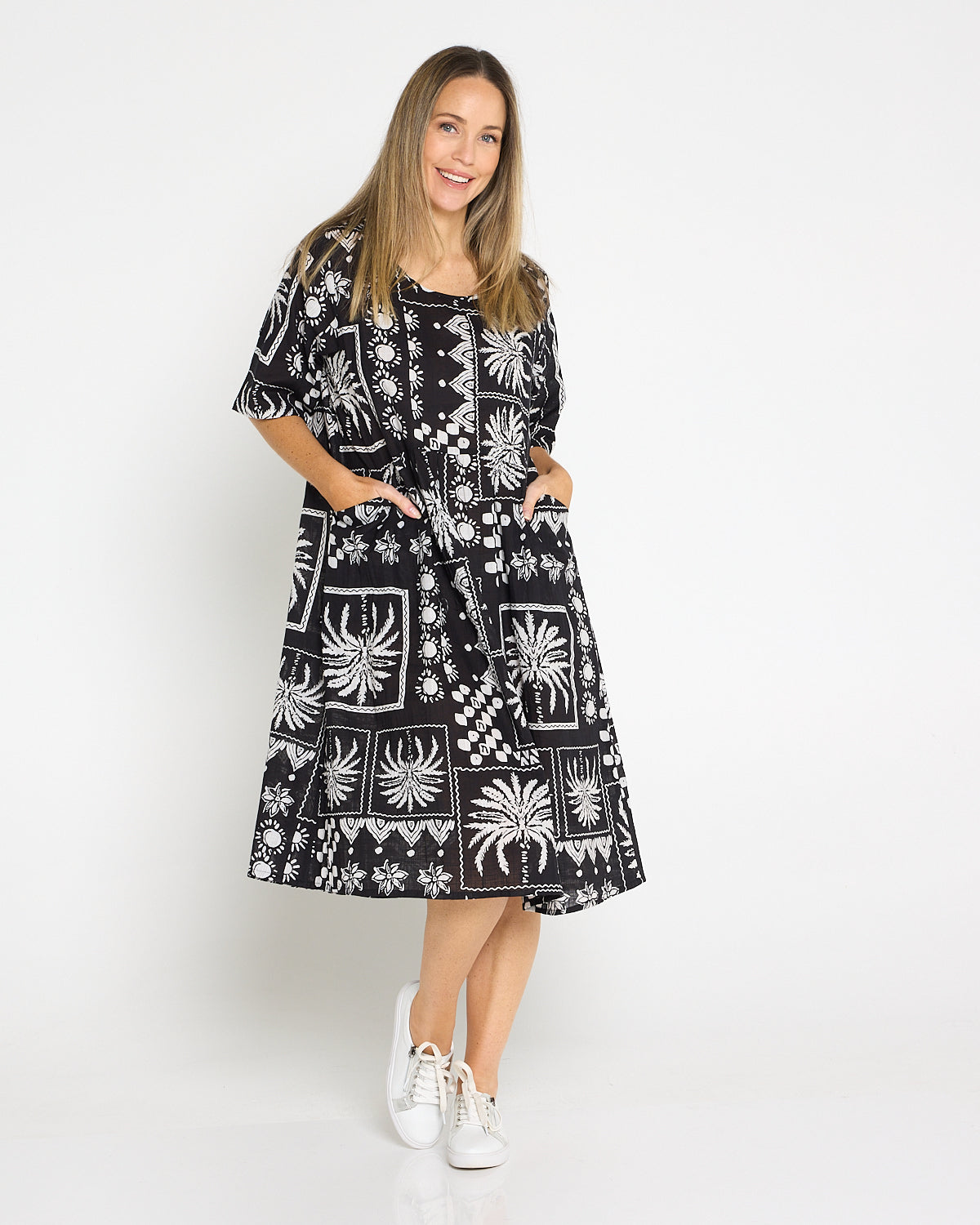 Yvonne Dress - Black Patch