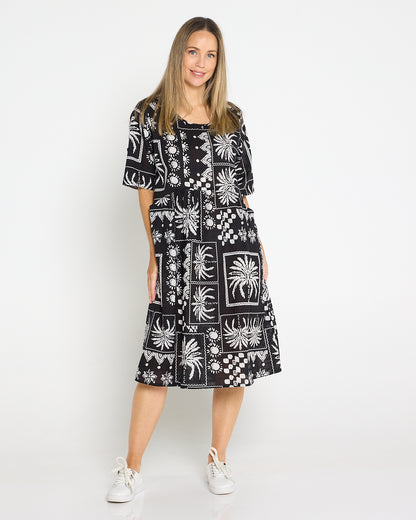 Yvonne Dress - Black Patch