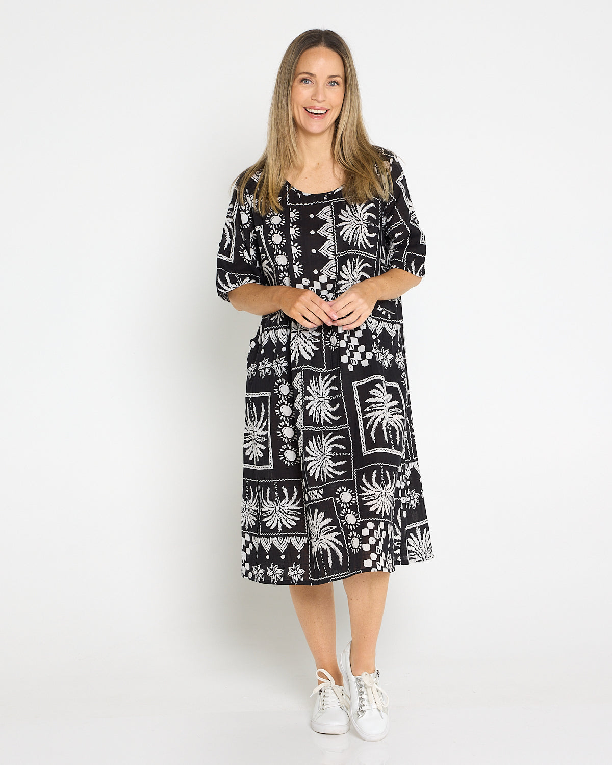 Yvonne Dress - Black Patch
