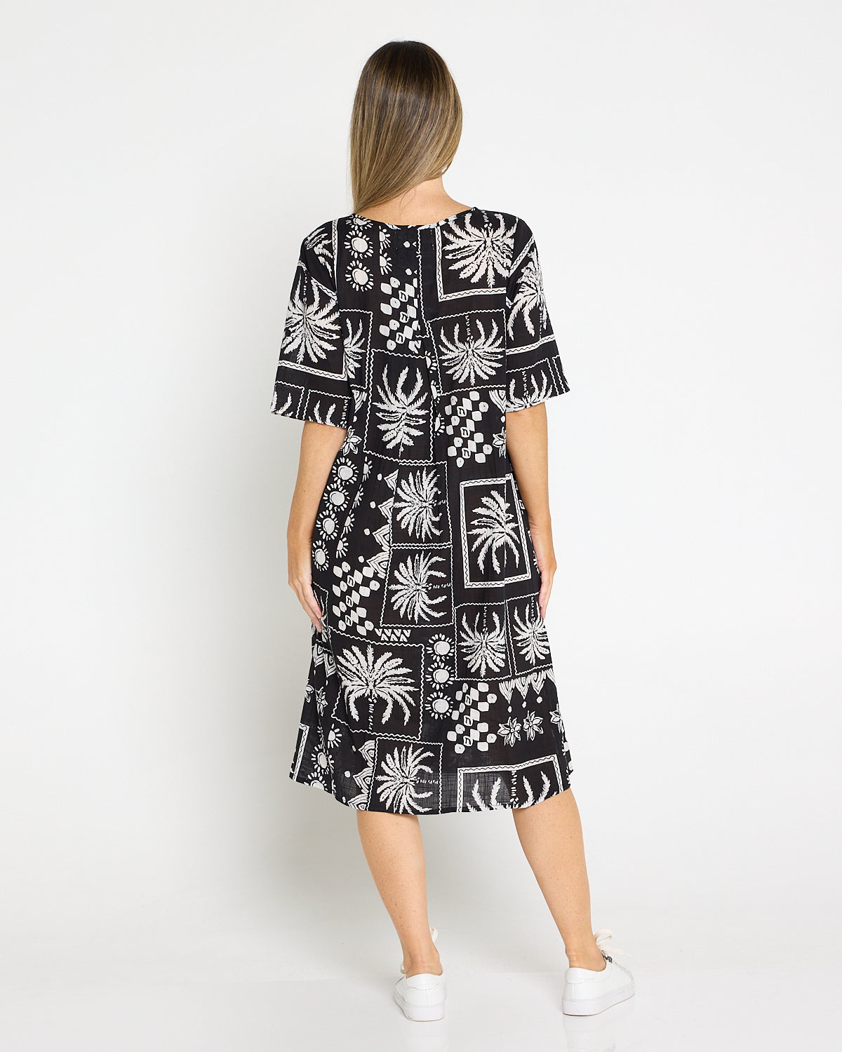Yvonne Dress - Black Patch