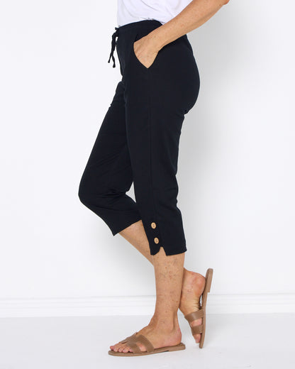 Aeroweave Capri Pant - Black