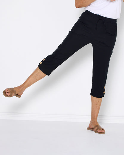 Aeroweave Capri Pant - Black