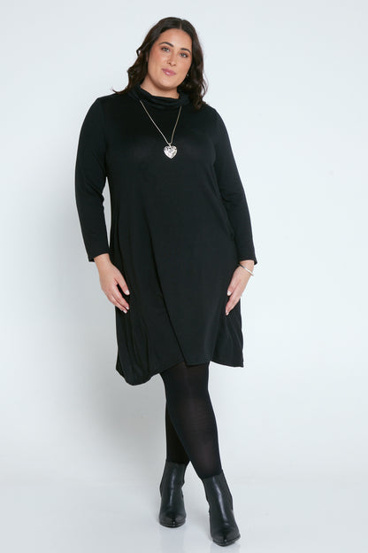 Astrid Tunic Dress - Black