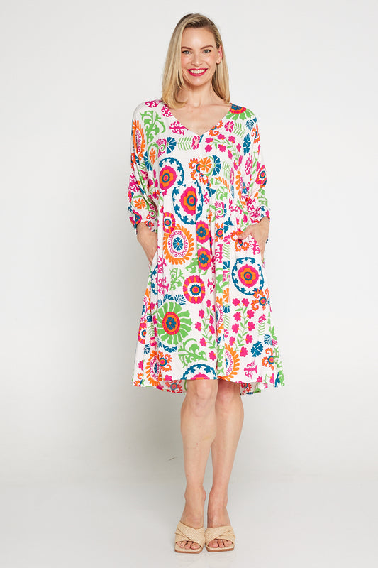 Crystal Dress - Summer Mandala Floral