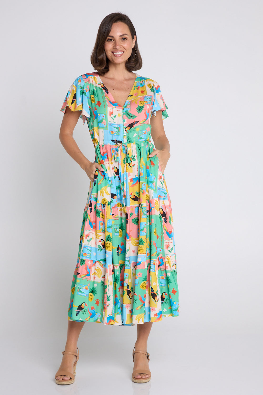 Tropicana Dress - Jungle Fruit