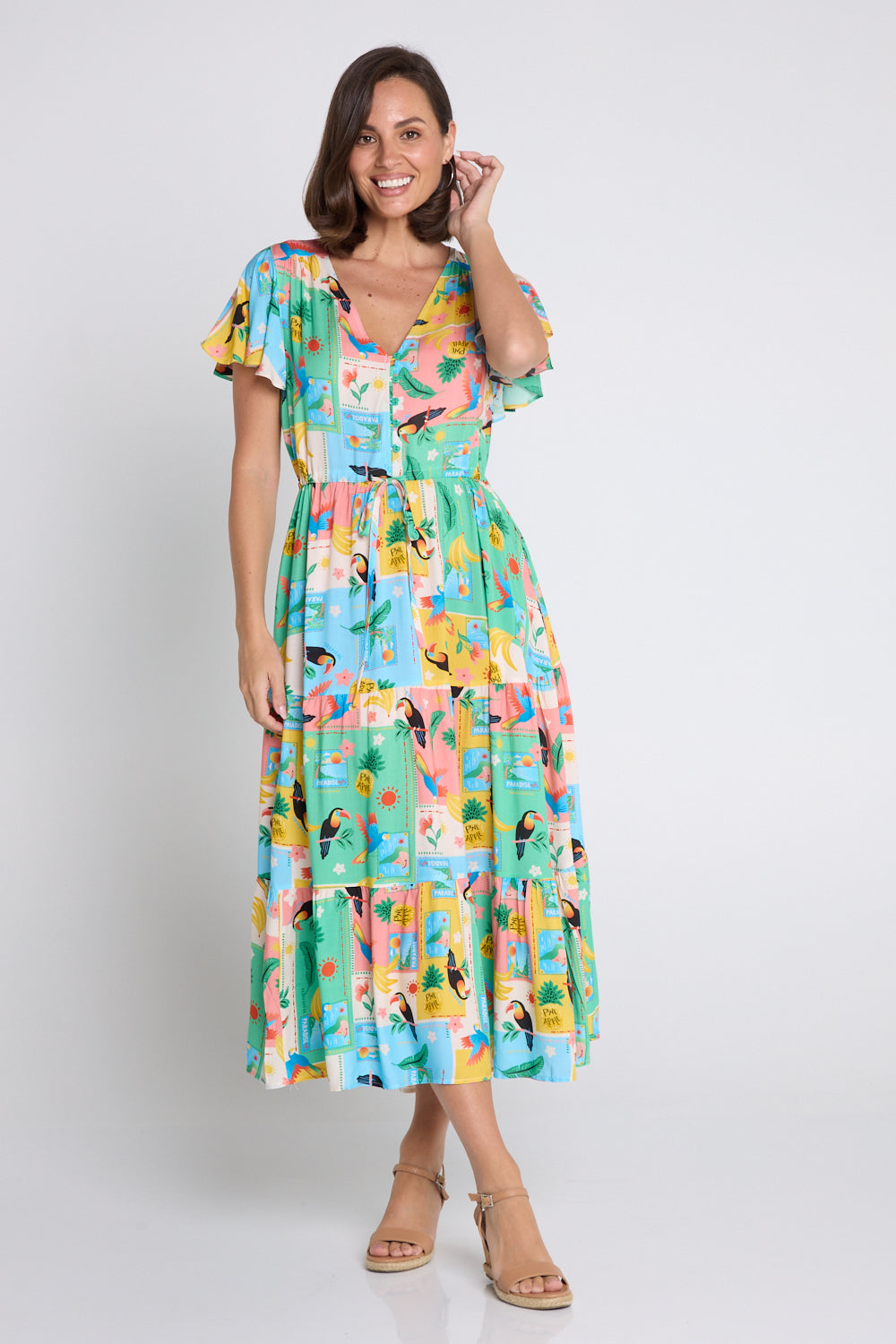 Tropicana Dress - Jungle Fruit