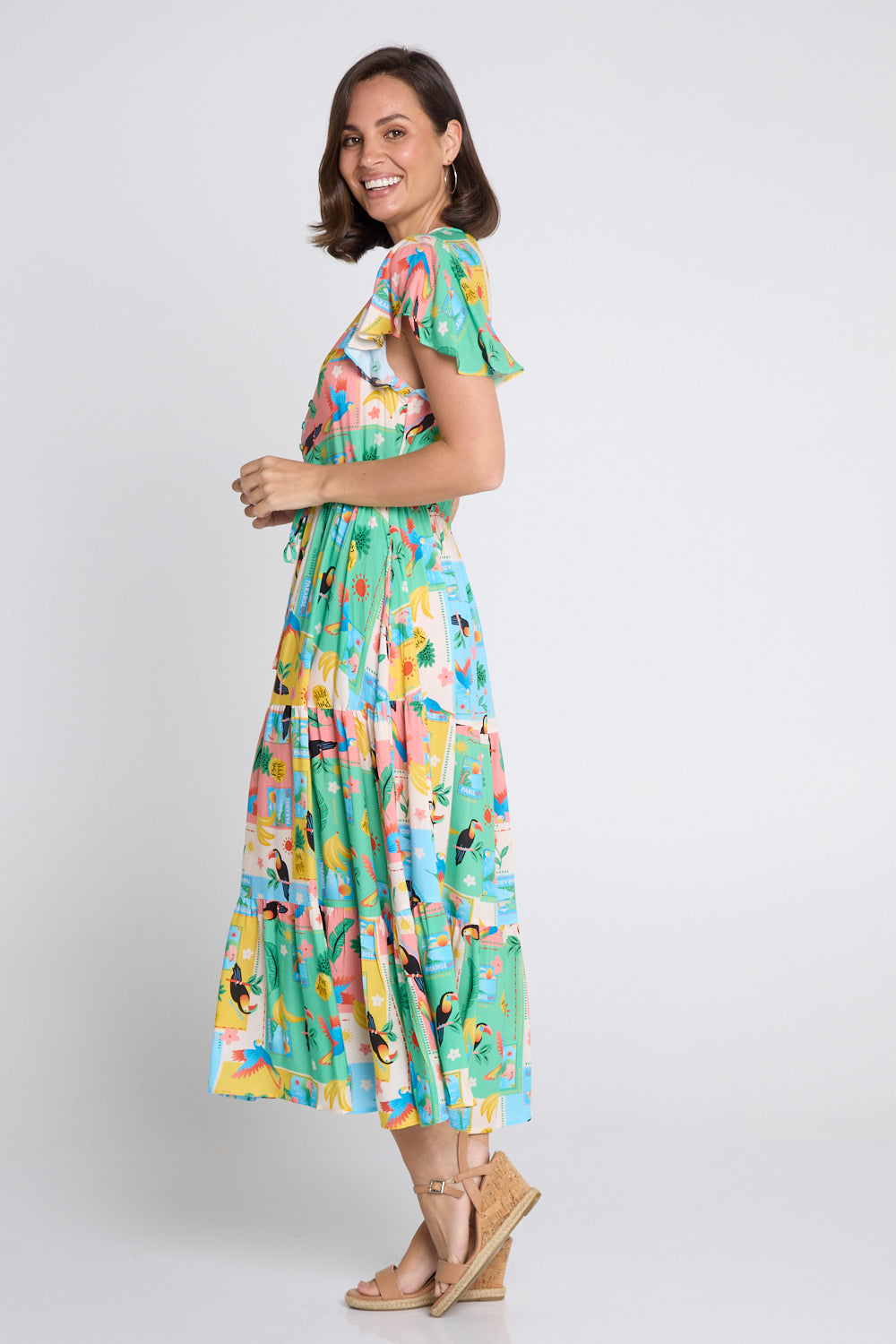 Tropicana Dress - Jungle Fruit