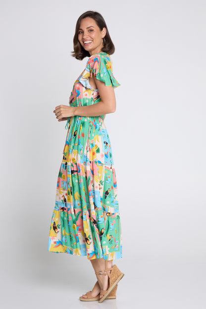 Tropicana Dress - Jungle Fruit