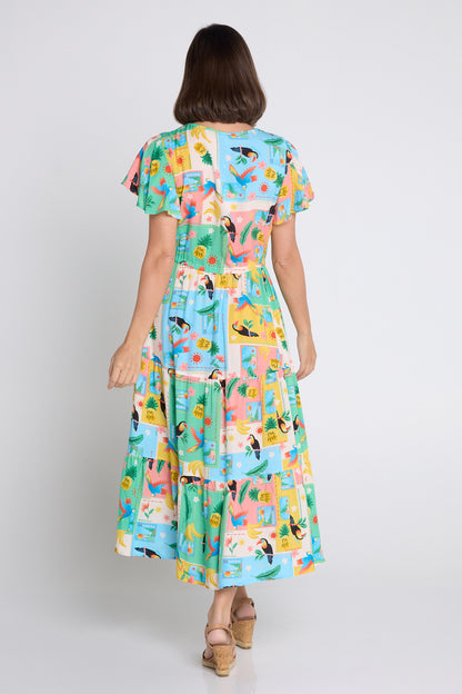 Tropicana Dress - Jungle Fruit