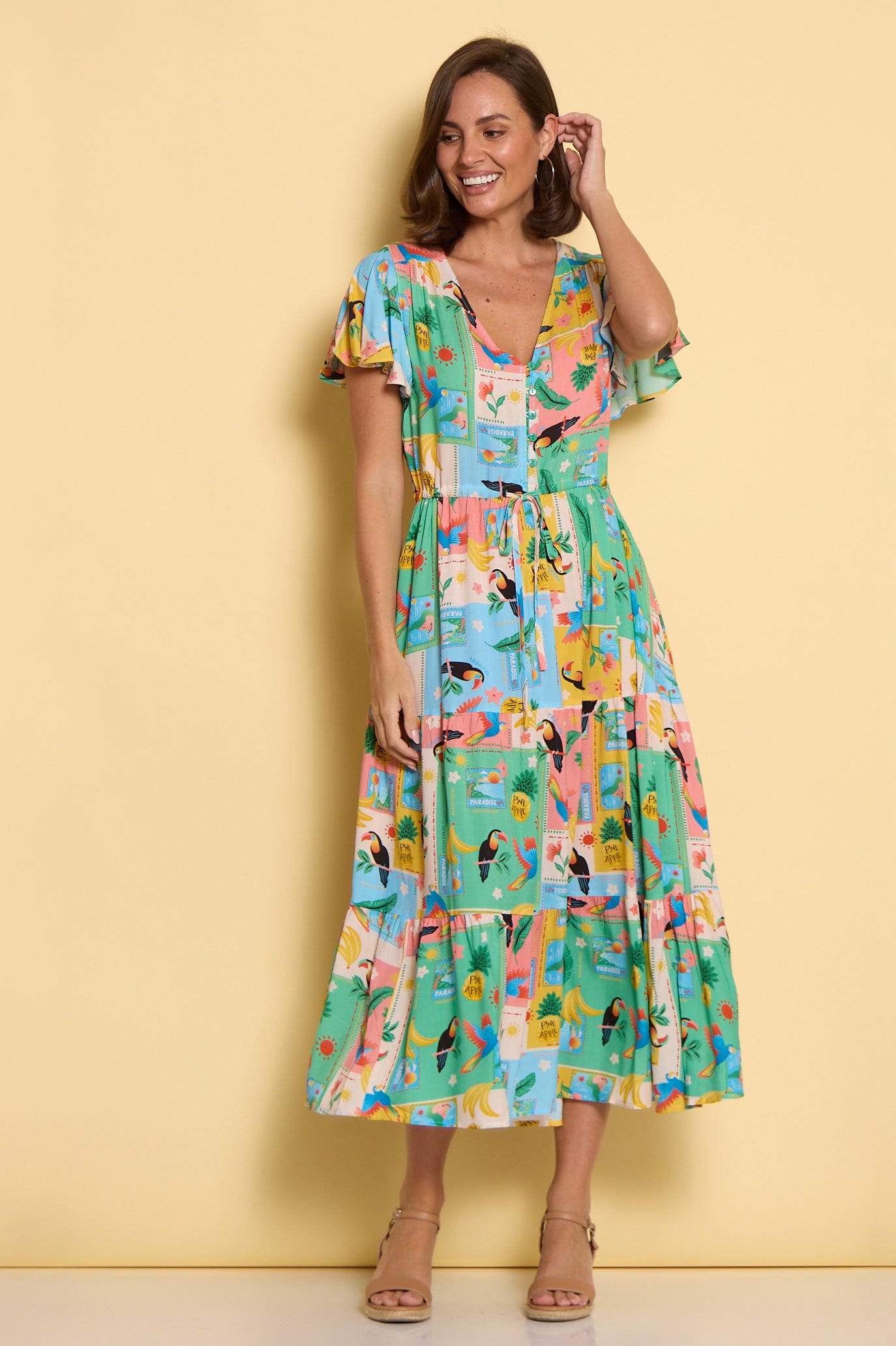 Tropicana Dress - Jungle Fruit