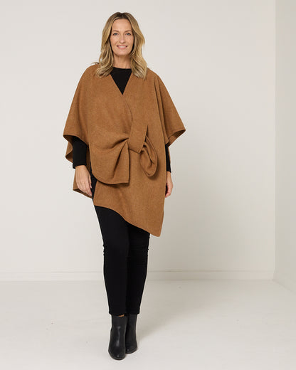 Olinda Poncho - Tan